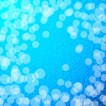 blue abstract background texture with delicate white pattern and round snow flakesの写真素材