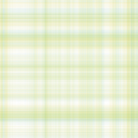 white fabric texture background with grid pattern in green, beige and blue colorsの写真素材