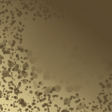 brown abstract background with bubbles as coffee beans, may use for cafe advertising の写真素材