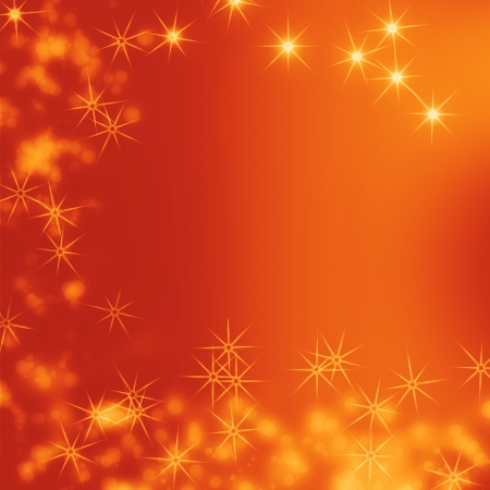 red abstract christmas background with bright lights の写真素材
