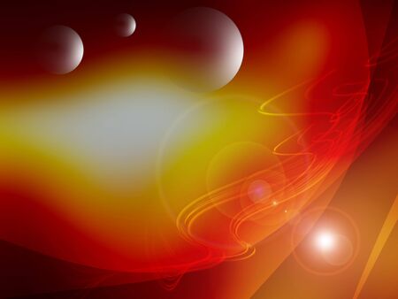 red abstract background like outer spaceの写真素材