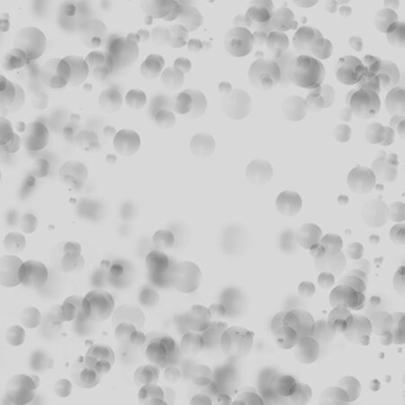 white abstract background and gray bubbles textureの写真素材