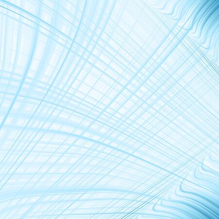 blue abstract background curved lines pattern textureの写真素材