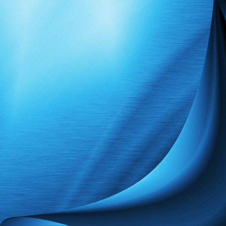 blue abstract background and metal texture as banner templateの写真素材