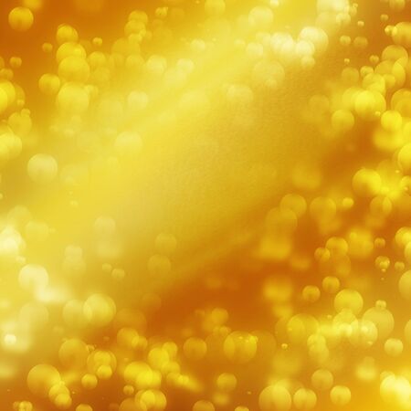 decorative background texture in gold color bokeh illustration may use to greeting card designの写真素材