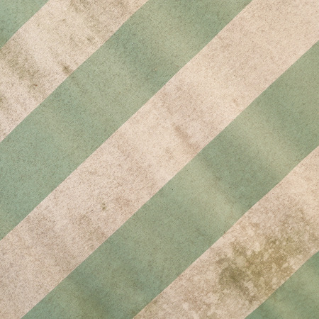 vintage background old canvas texture green and white stripesの写真素材