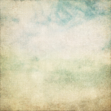 old canvas paper texture grunge background and white clouds abstract sceneryの写真素材