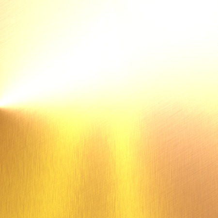 white and yellow background smooth metal textureの写真素材