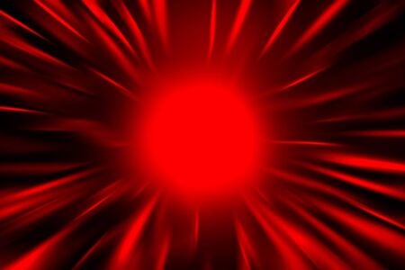 red abstract background decorative rays of light, may use as christmas backgroundの写真素材