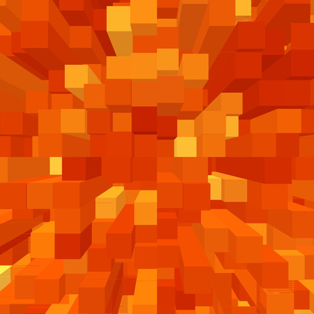 red abstract background cubes patternの写真素材