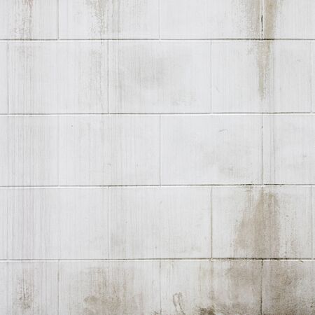 white brick wall texture grunge backgroundの写真素材