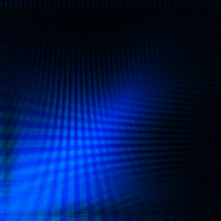 blue abstract wave grid line on black background, modern corporate brochure design templateの写真素材