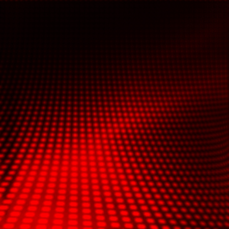 red abstract dots pattern on black backgroundの写真素材