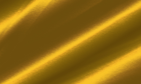 gold background smooth metal texture diagonal lines of lightの写真素材
