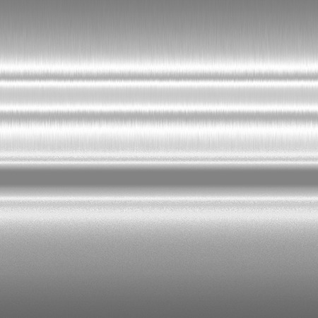 silver metal texture background horizontal lines of light abstract patternの写真素材