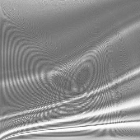 gray background decorative abstract grid pattern and curved lines of lightの写真素材