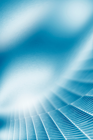blue abstract background metal texture decorative metal grid pattern element, may use as business card template or to corporate brochure project designの写真素材