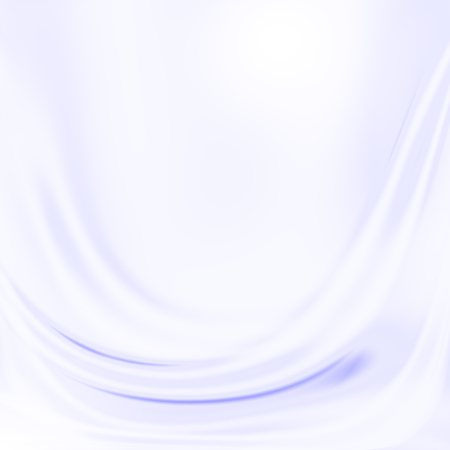 bright blue abstract satin wave pattern on white backgroundの写真素材