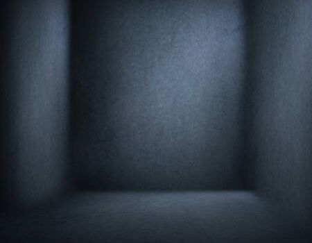 empty room interior design, grunge background texture, walls made of suede paper texture with beams of lightsの写真素材