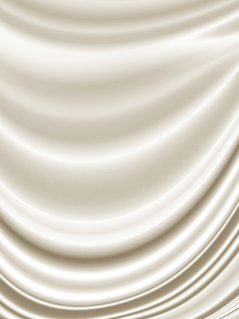 bright abstract background satin fabric texture wave patternの写真素材