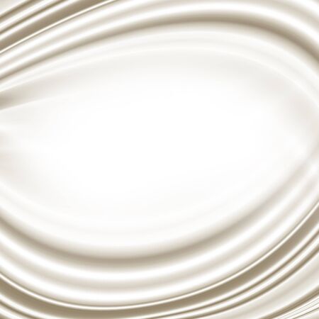 beige ring shapes pattern on white background with copy space, may use as decorative letter paper design template or greeting card or wedding cardの写真素材