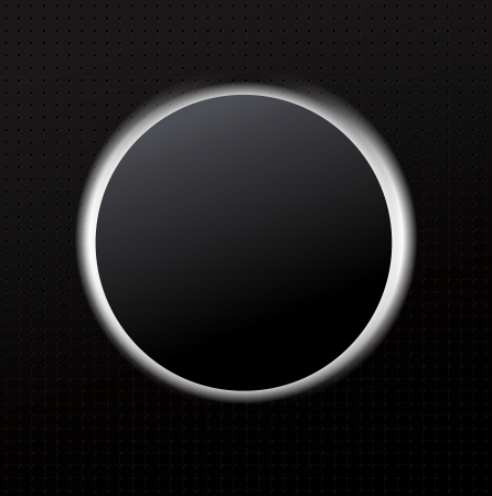 Graphic Black Background with Circle of White Lightのイラスト素材