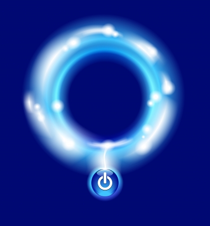 Energy design with space for logo or image with Start On Buttonのイラスト素材