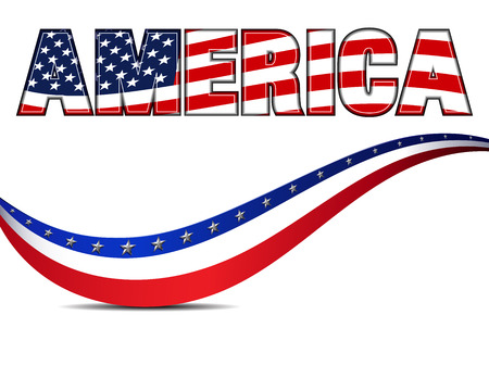 AMERICAのイラスト素材