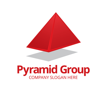 Pyramid Logo Symbol Templateのイラスト素材