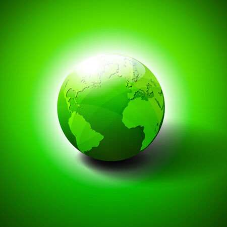 Eco Green World Background - Save the Worldのイラスト素材