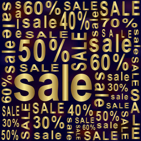 Sale poster のイラスト素材