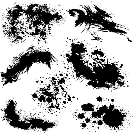 Splatters various のイラスト素材