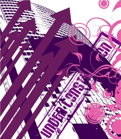 Urban backgroundのイラスト素材