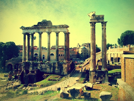 Artistic version of Rome の写真素材