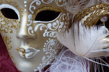 Venetian carnival maskの写真素材