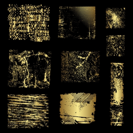 Different frames in gold のイラスト素材