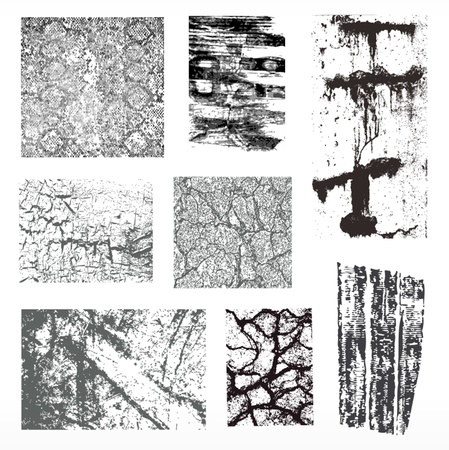 Set of different grunge frames vectorのイラスト素材
