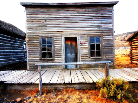 Ghost Town, Cody, Wyoming, United Statesのeditorial素材