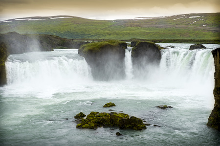 Godafoss waterfall in Iceland