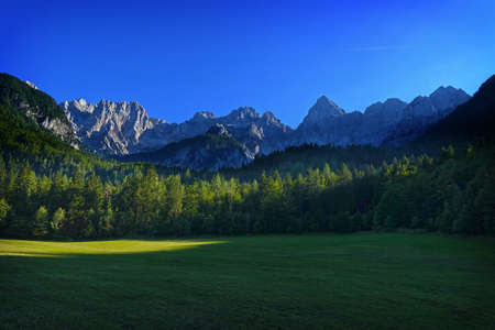 Kranjska Gora, Slovenia, Europeの写真素材