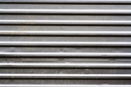 Corrugated metal sheet. Texture of metal fence  の写真素材
