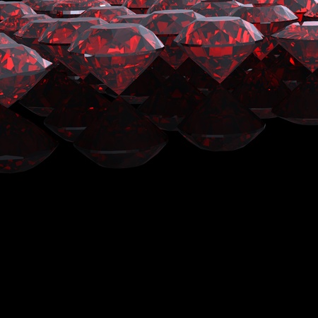 Garnet. Jewelry backgroundの写真素材