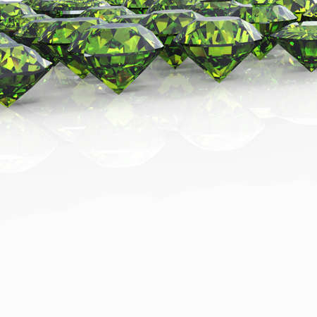 Jewelry background with round gemstoneの写真素材