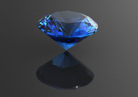 Luxury 3D diamonds render. Jewelry gemstone. Benitoit. Sapphire. Iolite.Tanzaniteの写真素材
