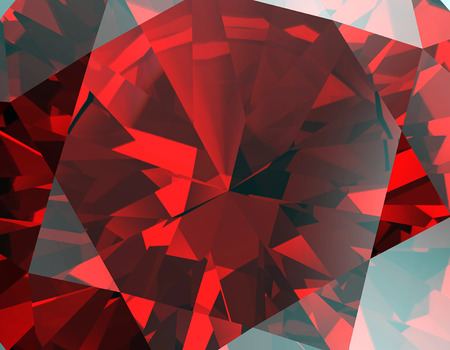 Background of jewelry gemstone. Facet. Rubyの写真素材