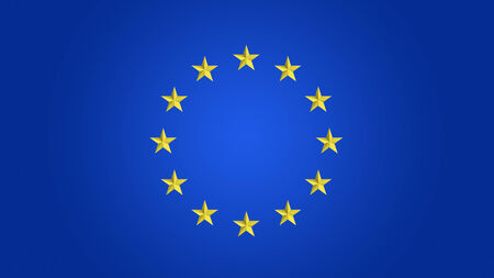 Flag of European Unionの写真素材