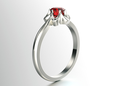 Fashion ring with diamond. Jewelry backgroundの写真素材