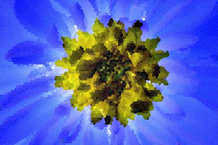 Dahlia flower isolated. Abstract Summer backgroundの写真素材