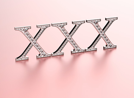 XXX diamond signの写真素材