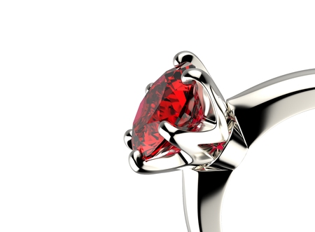 Fashion ring with diamond. Jewelry backgroundの写真素材